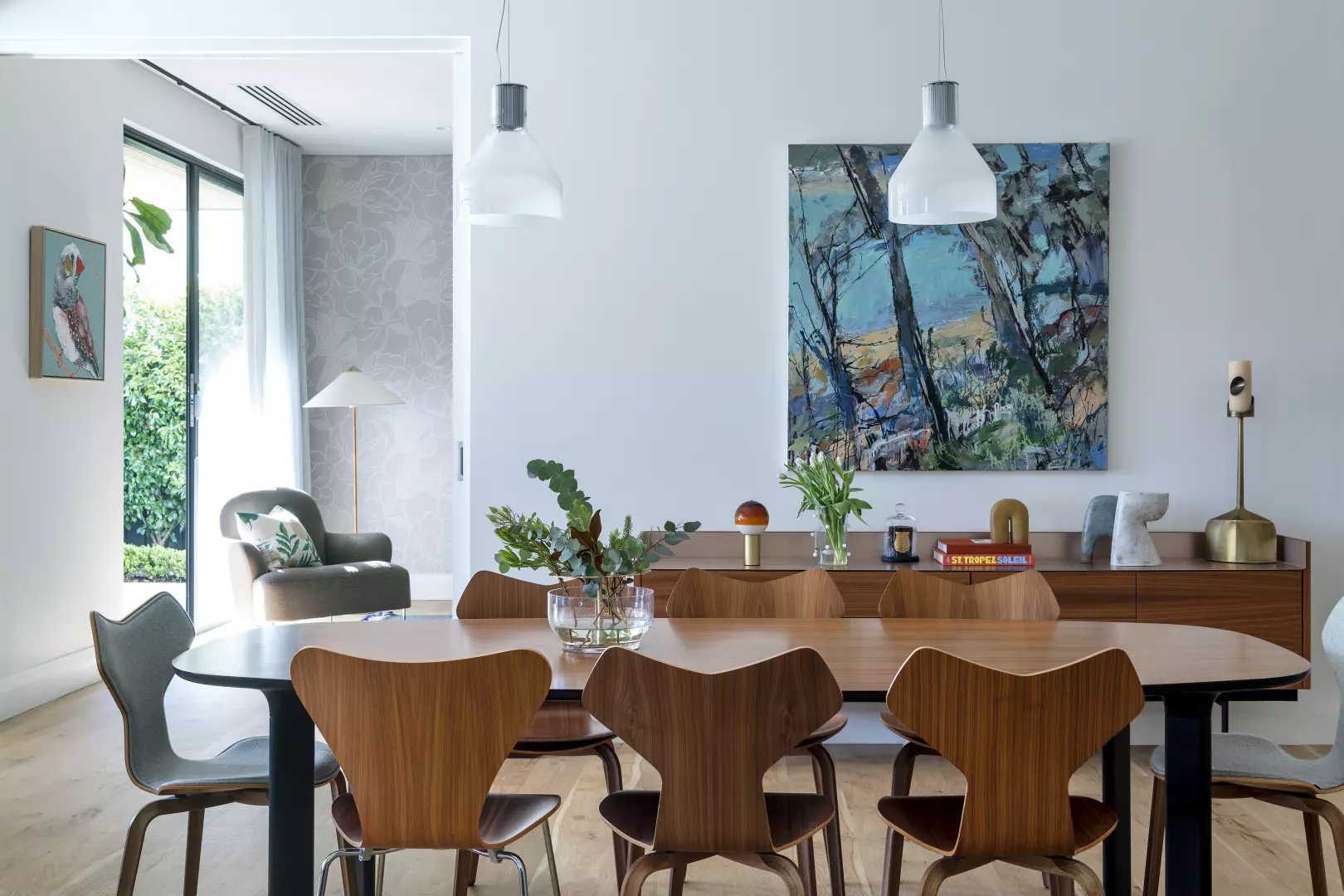 Interior with kitchen